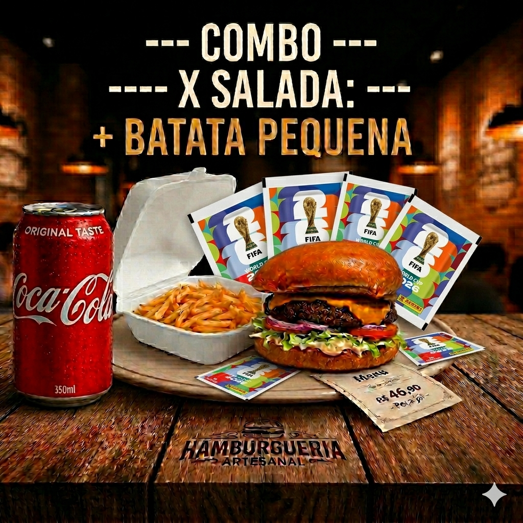 Hambúrguer X Salada