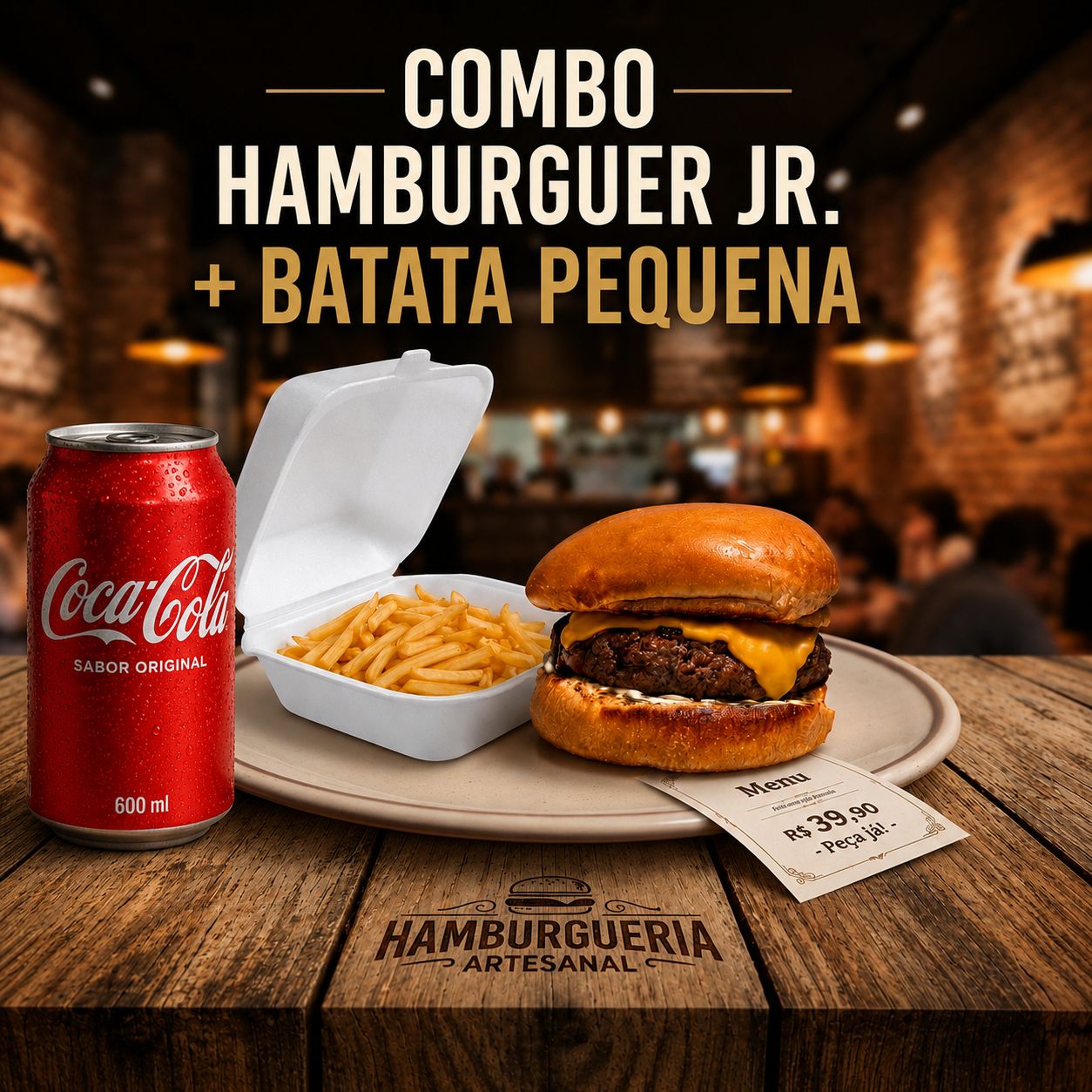 Combo Hambúrguer Clássico